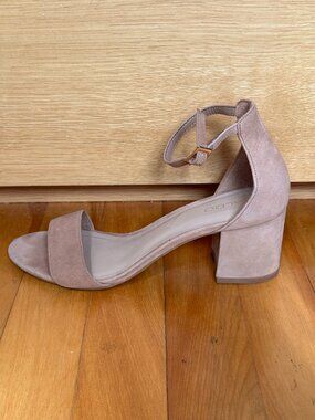 ALDO -  Suede Heels in Taupe - Size 6.5